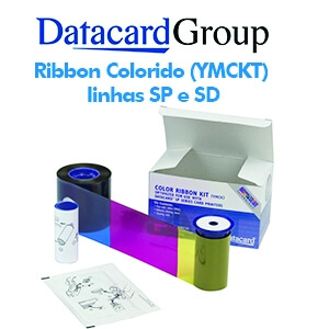 Ribbon Datacard Colorido ( YMCKT ) Sp35 E Sp55 Plus - PN 534000-003 500 Impresses ( Linha descontinuada )