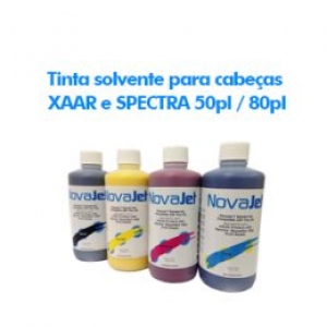 Tinta solvente para cabeas XAAR e SPECTRA 50pl / 80pl